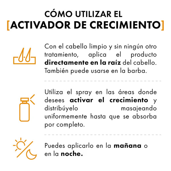 Activador capilar con células madre de cúrcuma y factores de crecimiento