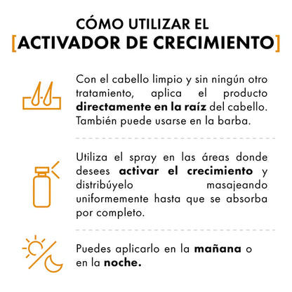 Activador capilar con células madre de cúrcuma y factores de crecimiento