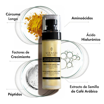 Activador capilar con células madre de cúrcuma y factores de crecimiento