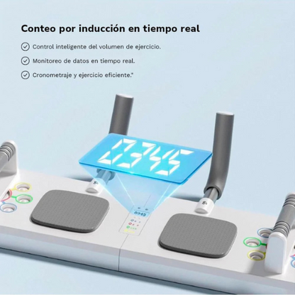 💪🔥 TABLA DE FLEXIONES INTELIGENTE MULTIFUNCIONAL + PESAS PARA MUÑECA 🏋️‍♂️✨