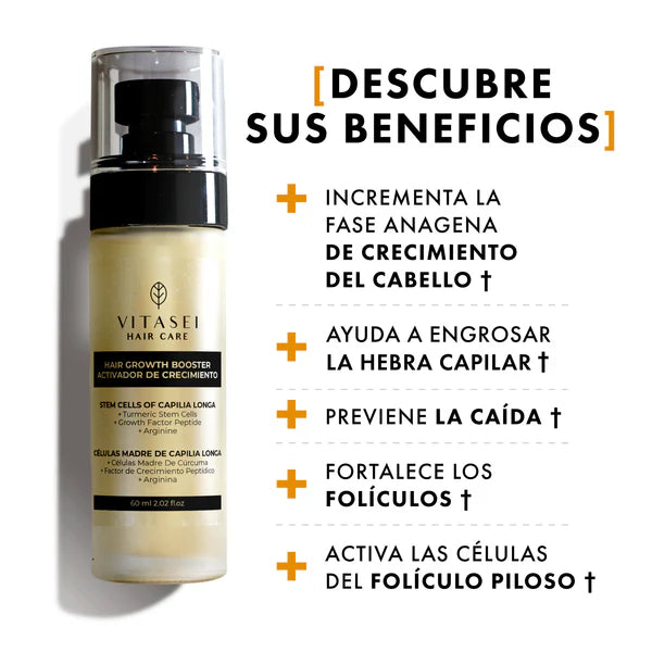 Activador capilar con células madre de cúrcuma y factores de crecimiento