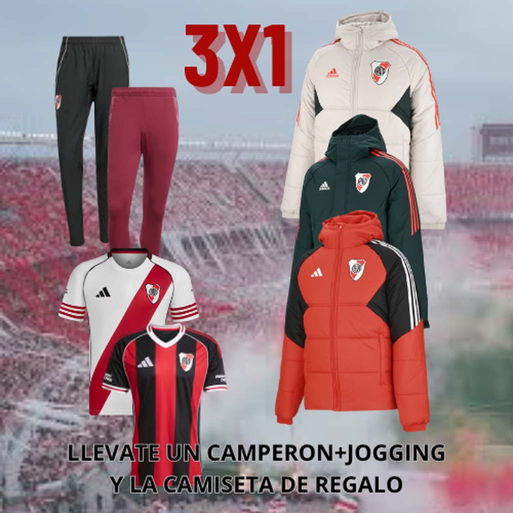 "CAMPERÓN, CAMISETA Y PANTALÓN... ¡TODO X EL PRECIO DE UNO!"