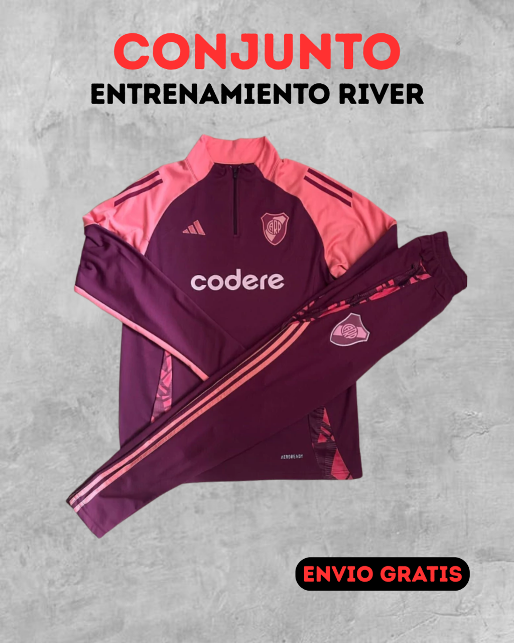 CONJUNTO BUZO Y CHUPIN RIVER BORDO
